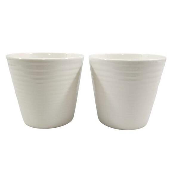 Royal Doulton Gordon Ramsay MAZE 12 Oz White Stoneware Mugs – Set of 2 - Picture 2 of 16